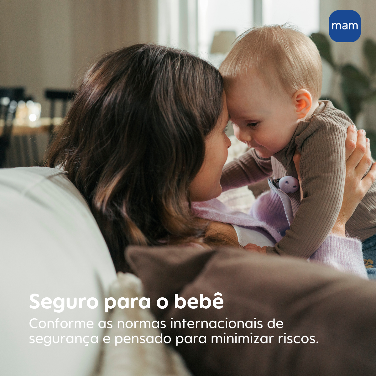 Prendedor de Chupetas MAM Clip Rosa