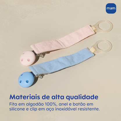 Prendedor de Chupetas MAM Clip Rosa