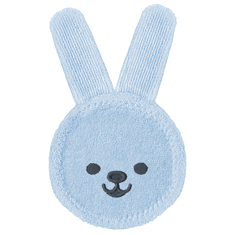 Luva de Cuidado Oral Infantil MAM Oral Care Rabbit 0+ Meses Azul