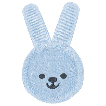 Luva de Cuidado Oral Infantil MAM Oral Care Rabbit 0+ Meses Azul