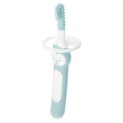 Escova Dental Massageadora MAM para Bebês 3+ Meses Azul