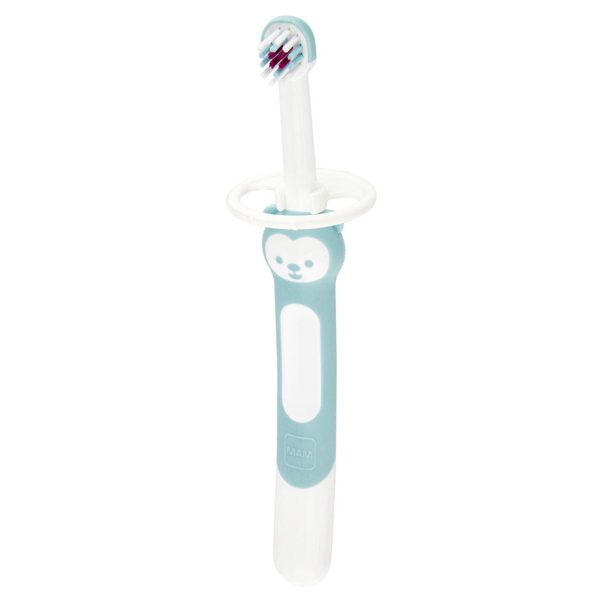 Escova Dental de Treinamento MAM para Bebês 5+ Meses Azul
