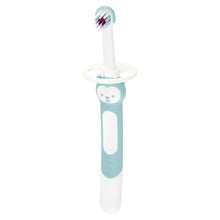 Escova Dental de Treinamento MAM para Bebês 5+ Meses Azul