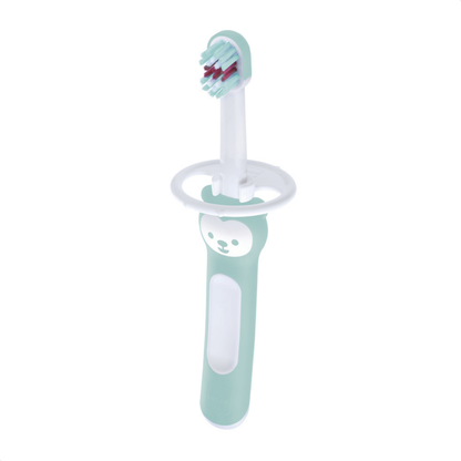 Primeira Escova Dental do Bebê MAM 6+ Meses Azul