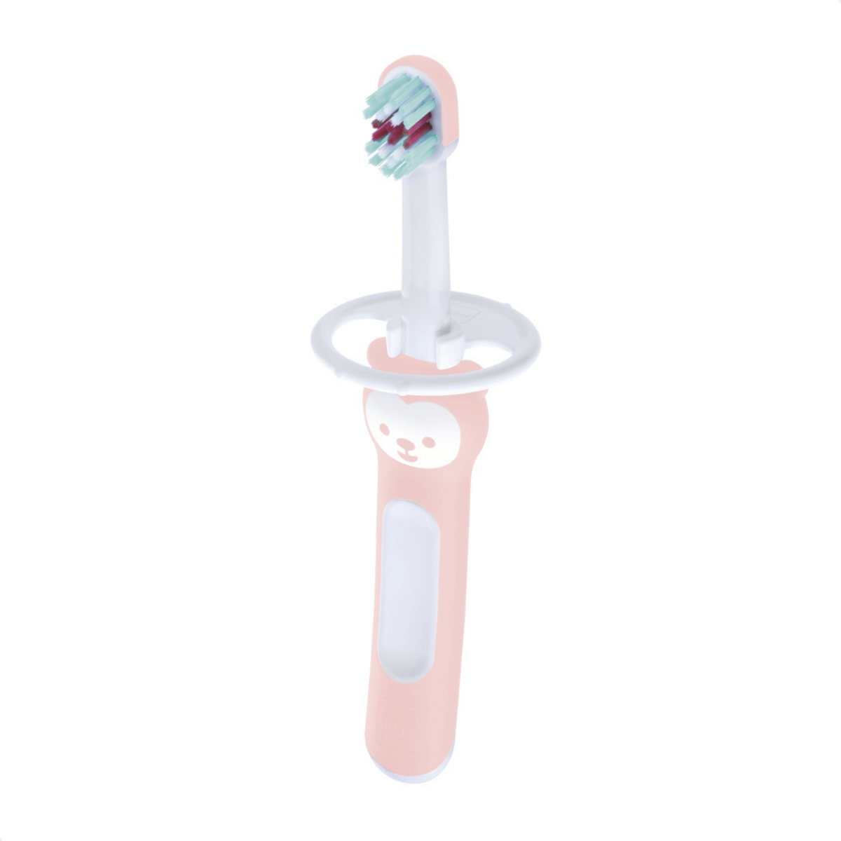 Primeira Escova Dental do Bebê MAM 6+ Meses Rosa
