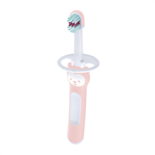 Primeira Escova Dental do Bebê MAM 6+ Meses Rosa