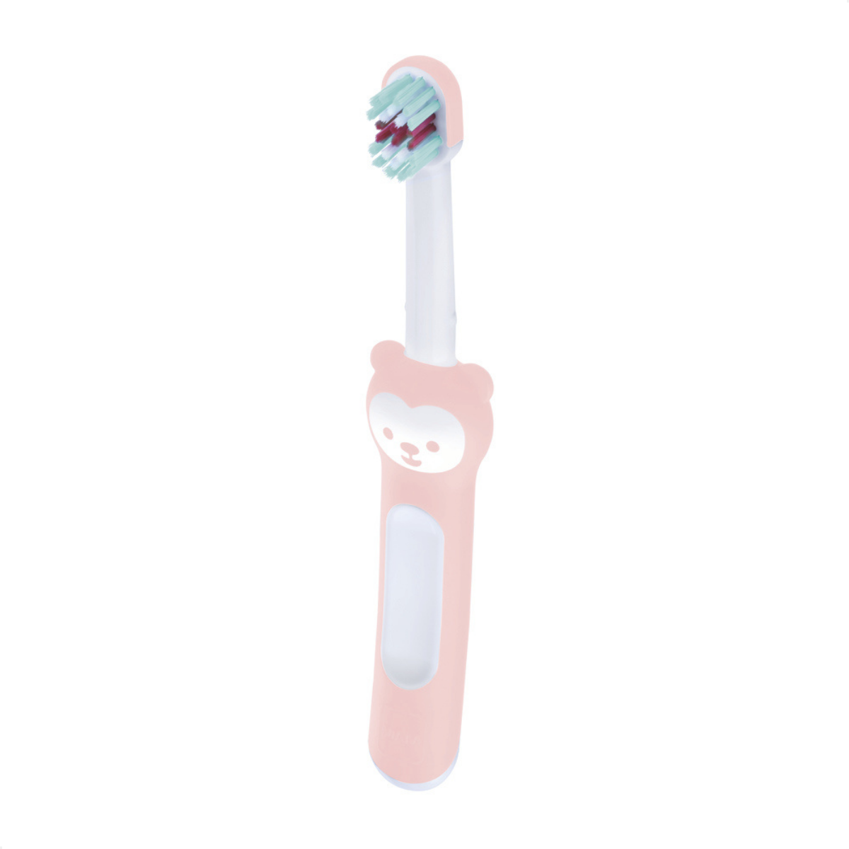 Primeira Escova Dental do Bebê MAM 6+ Meses Rosa