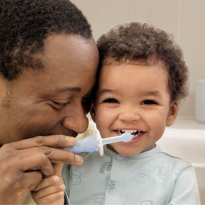 Kit Aprendendo a Escovar os Dentes MAM 5+ Meses Azul