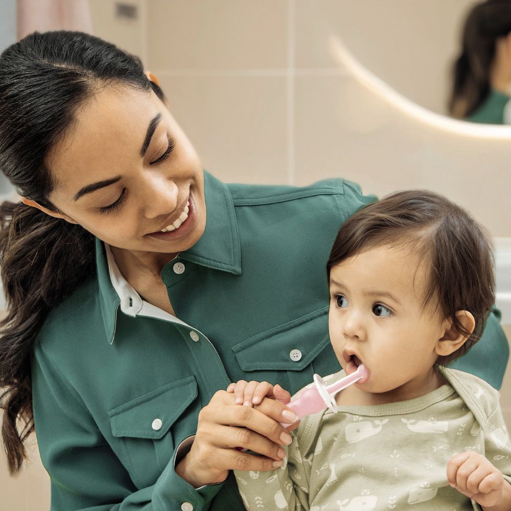 Kit Aprendendo a Escovar os Dentes MAM 5+ Meses Rosa
