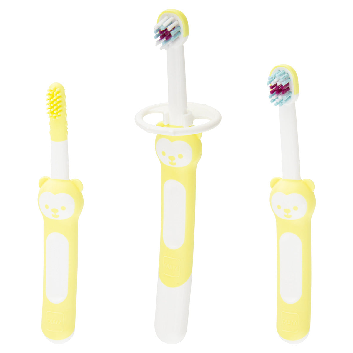 Kit 1º Ano de Cuidado Oral MAM 3+ Meses Neutro