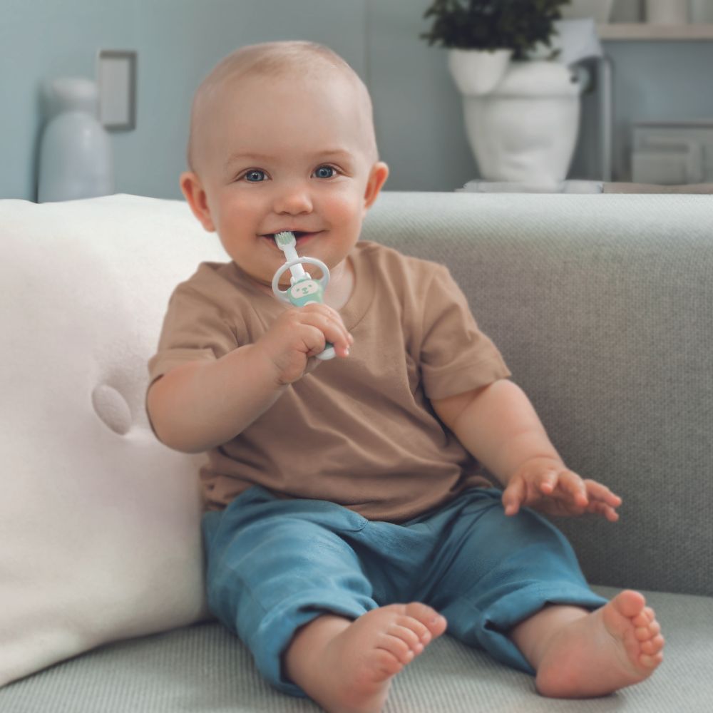Kit 1º Ano de Cuidado Oral MAM 3+ Meses Neutro