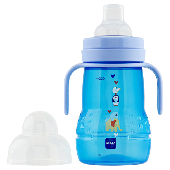 Copo de Transição MAM Trainer+ 220ml 4+ Meses Azul