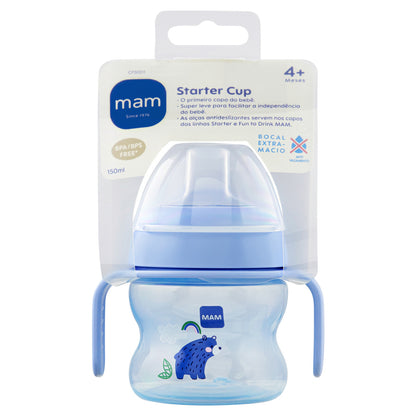 Copo de Transição MAM Starter Cup 150ml 4+ Meses Azul