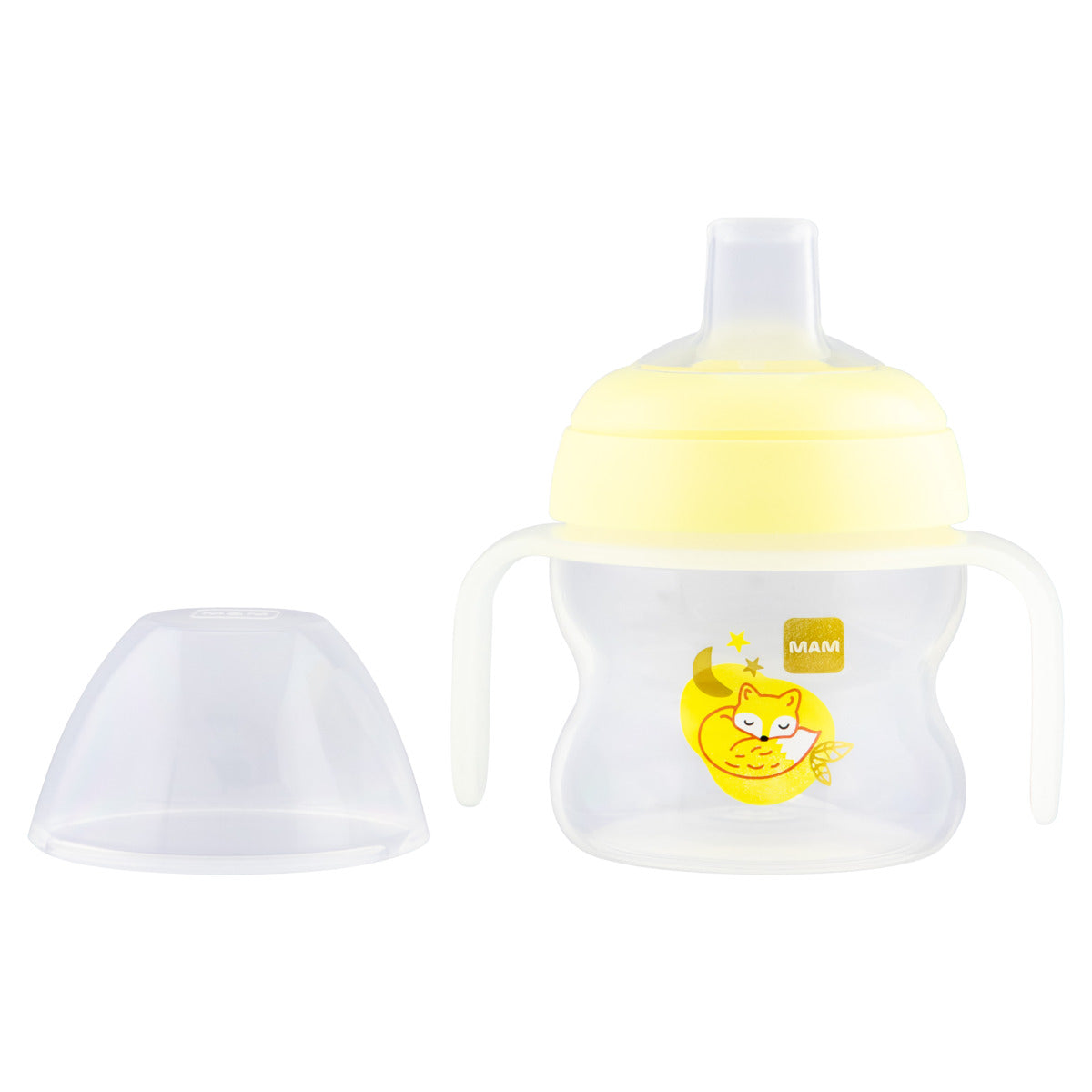 Copo de Transição MAM Starter Cup Night 150ml Brilha no Escuro 4+ Meses Neutro