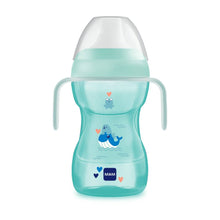 Copo de Transição MAM Fun to Drink 270ml 8+ Meses Azul
