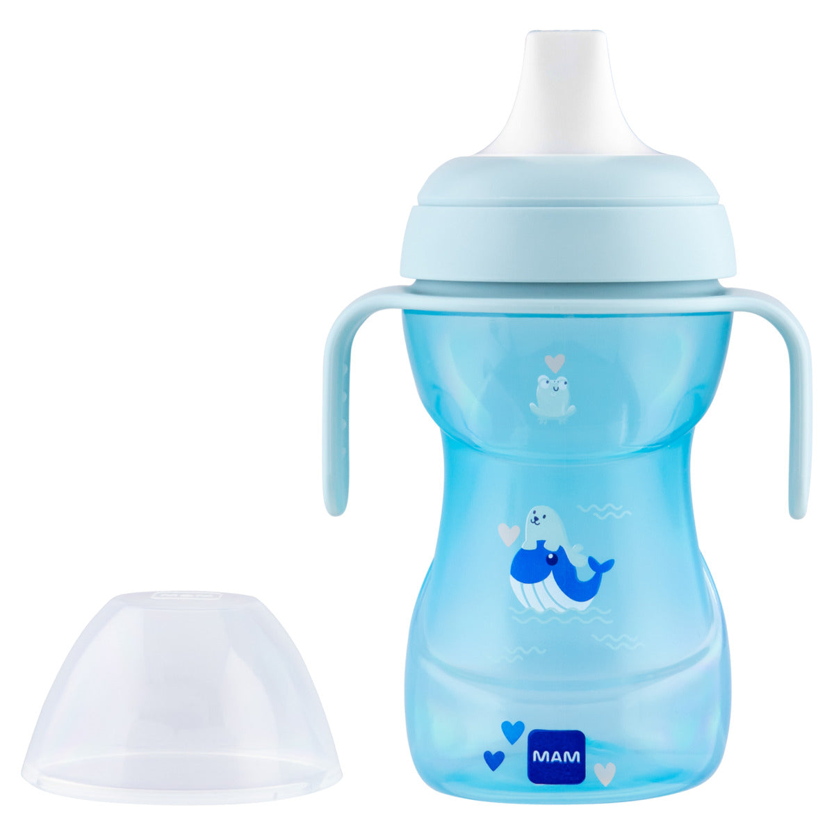 Copo de Transição MAM Fun to Drink 270ml 8+ Meses Azul