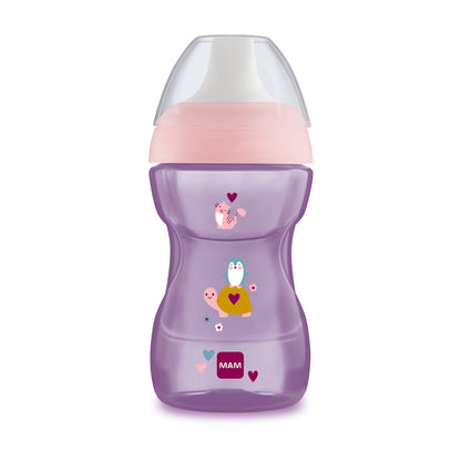 Copo de Transição MAM Fun to Drink 270ml 8+ Meses Rosa