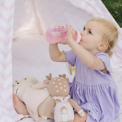 Copo de Transição MAM Fun to Drink 270ml 8+ Meses Rosa