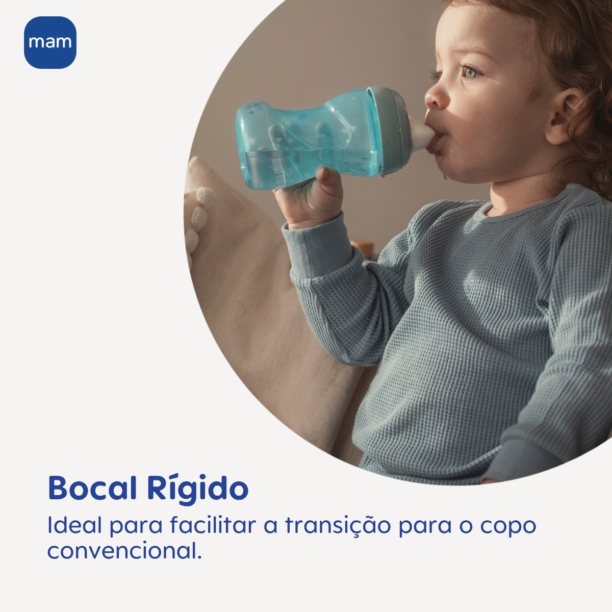 Copo de Transição MAM Fun to Drink Night 270ml Brilha no Escuro 8+ Meses Neutro