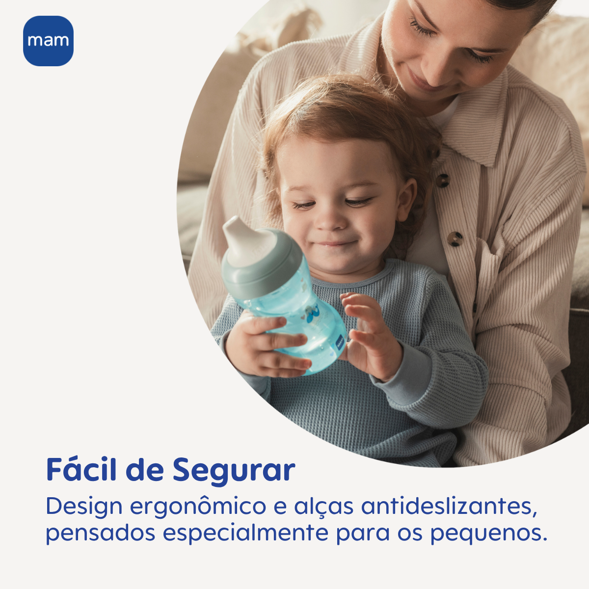 Copo de Transição MAM Fun to Drink Night 270ml Brilha no Escuro 8+ Meses Neutro