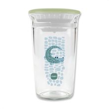 Copo de Transição 360° MAM Fácil de Beber 290ml 8+ Meses Com Tampa Verde