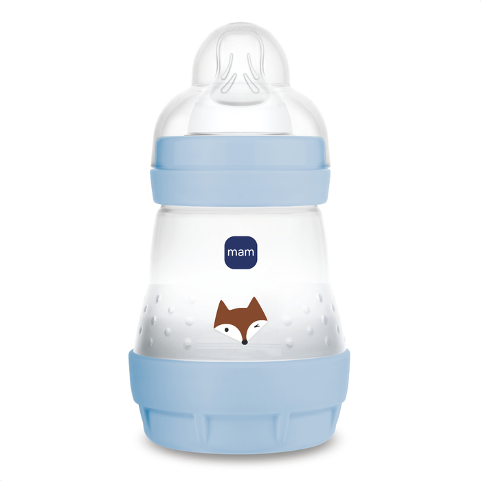 Mamadeira MAM Easy Start 160ml Anticólica e Autoesterilizável 0+ Meses Azul