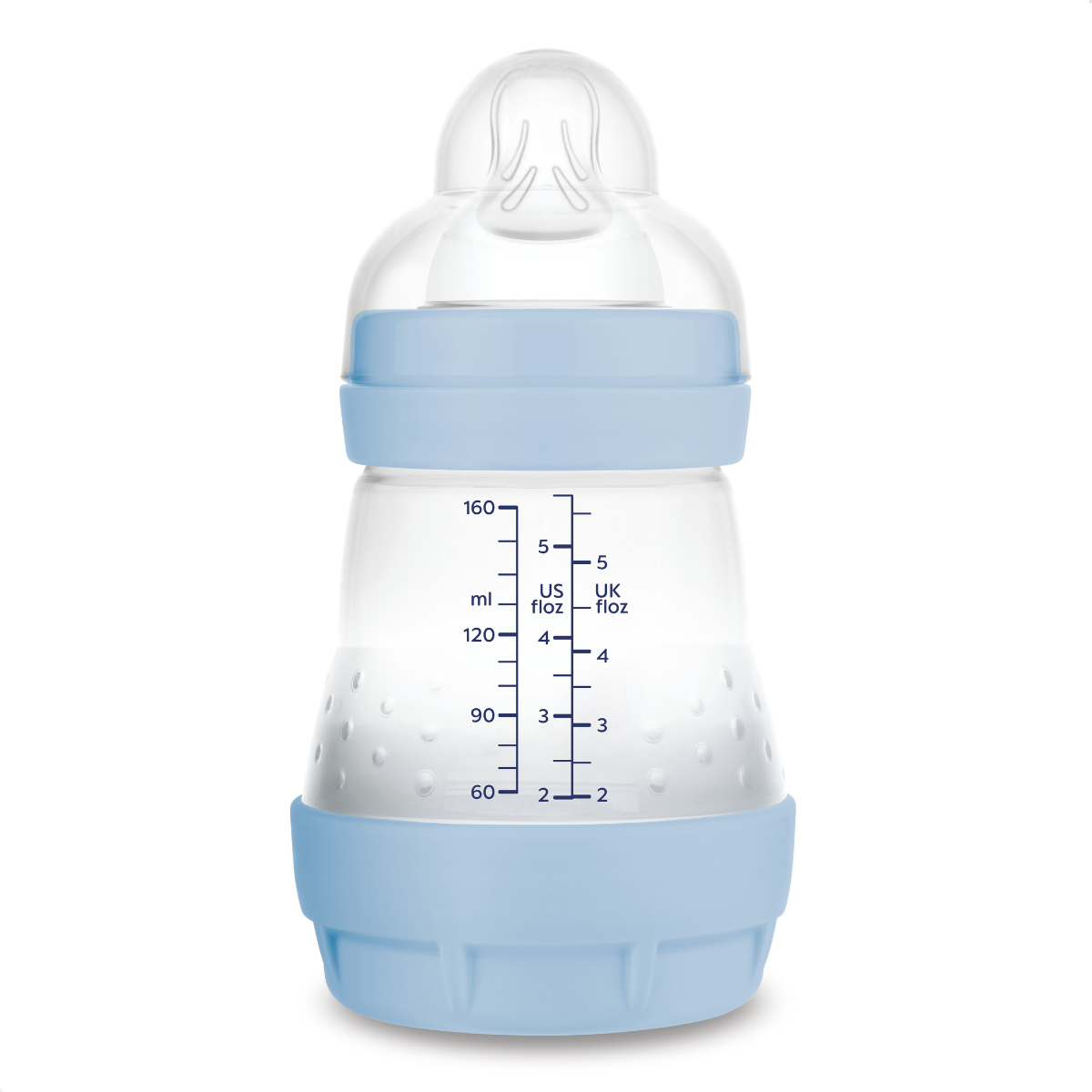 Mamadeira MAM Easy Start 160ml Anticólica e Autoesterilizável 0+ Meses Azul