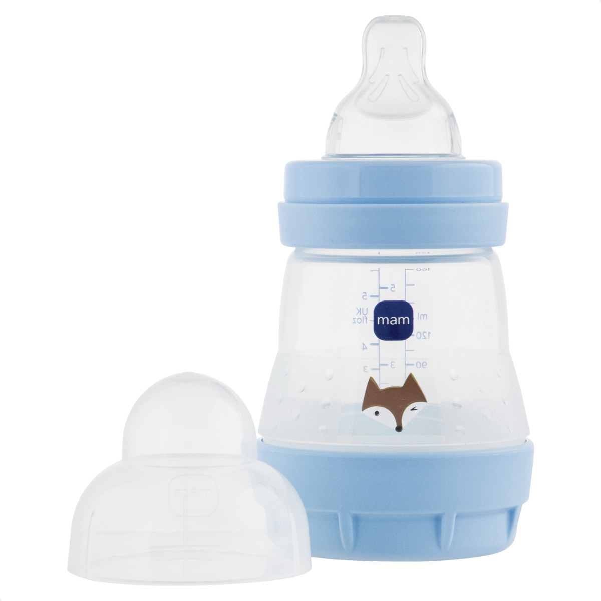Mamadeira MAM Easy Start 160ml Anticólica e Autoesterilizável 0+ Meses Azul