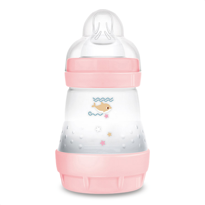 Mamadeira MAM Easy Start 160ml Anticólica e Autoesterilizável 0+ Meses Rosa
