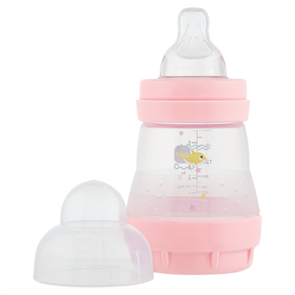 Mamadeira MAM Easy Start 160ml Anticólica e Autoesterilizável 0+ Meses Rosa