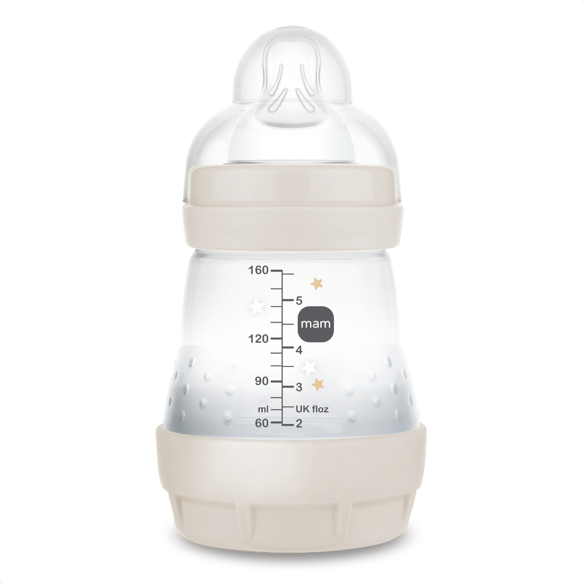 Mamadeira MAM Easy Start 160ml Anticólica e Autoesterilizável 0+ Meses Neutra