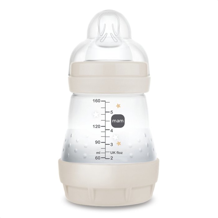 Mamadeira MAM Easy Start 160ml Anticólica e Autoesterilizável 0+ Meses Neutra