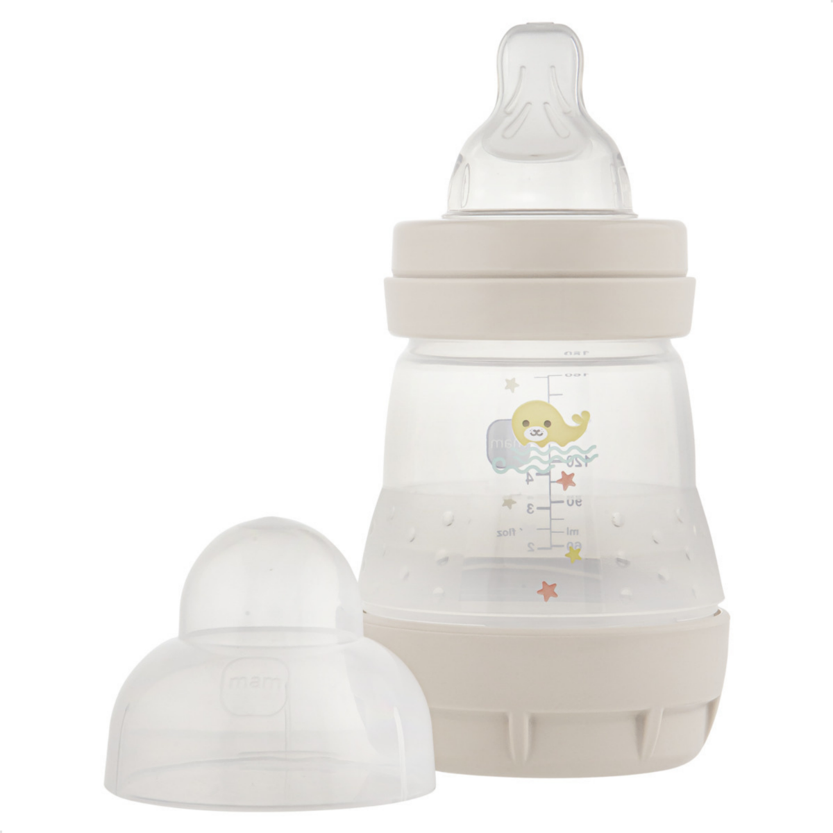 Mamadeira MAM Easy Start 160ml Anticólica e Autoesterilizável 0+ Meses Neutra