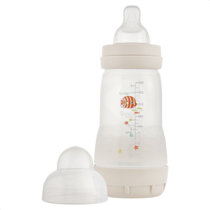 Mamadeira Mam Easy Start 260ml Anticólica e Autoesterilizável 2+ Meses Neutra