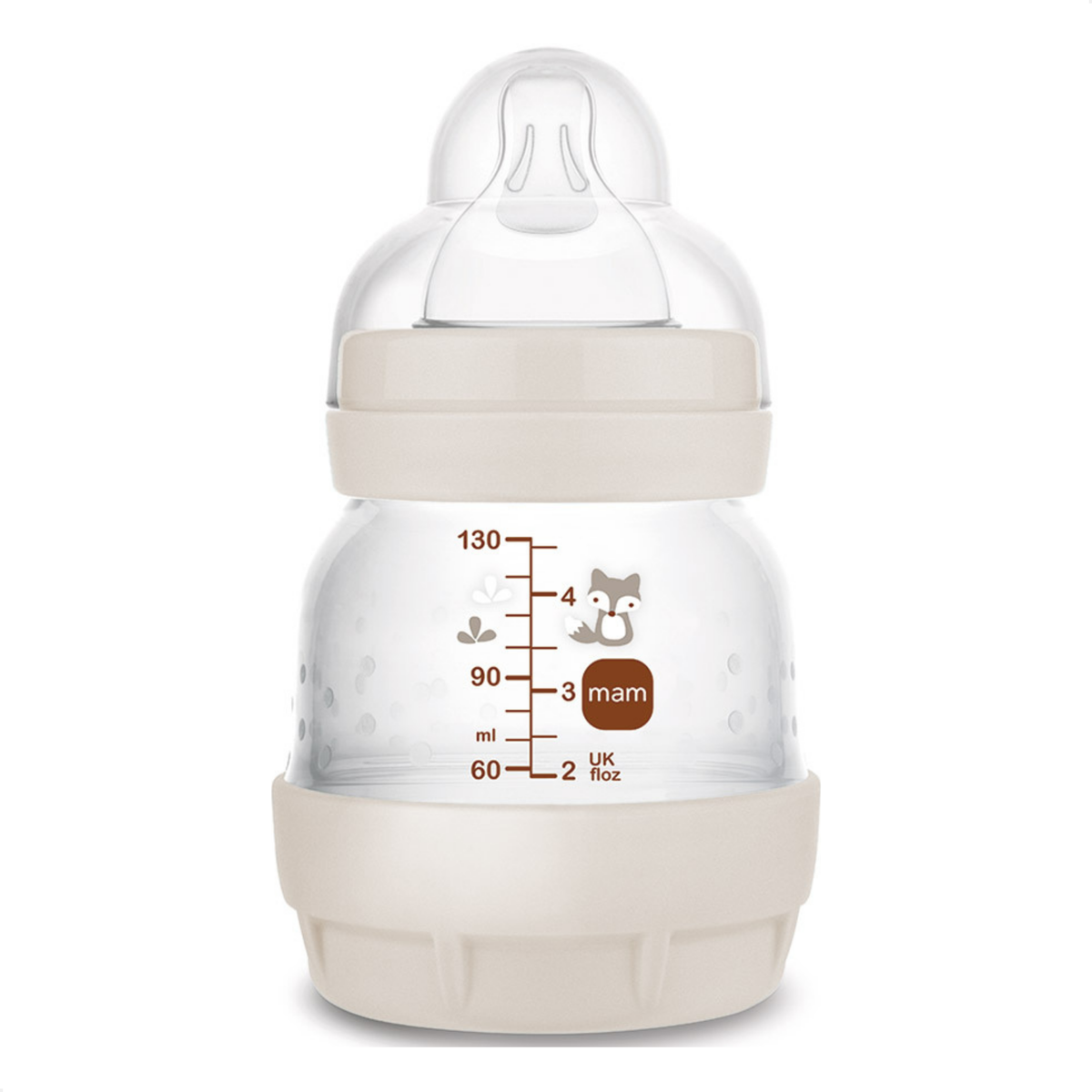 Kit 3 Mamadeiras MAM Easy Start Trio 130ml + 260ml +320ml Anticólica e Autoesterilizável 0+ Meses Neutro