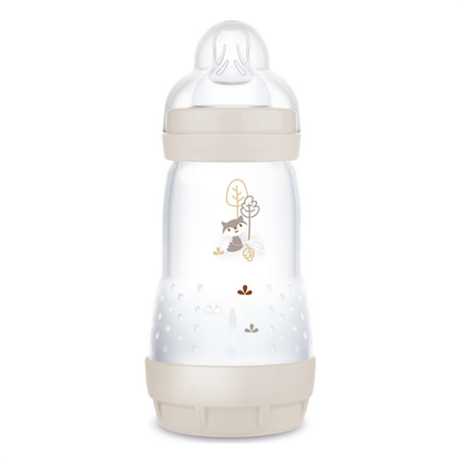 Kit 3 Mamadeiras MAM Easy Start Trio 130ml + 260ml +320ml Anticólica e Autoesterilizável 0+ Meses Neutro