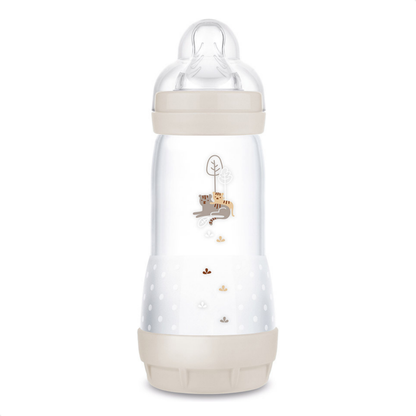 Kit 3 Mamadeiras MAM Easy Start Trio 130ml + 260ml +320ml Anticólica e Autoesterilizável 0+ Meses Neutro