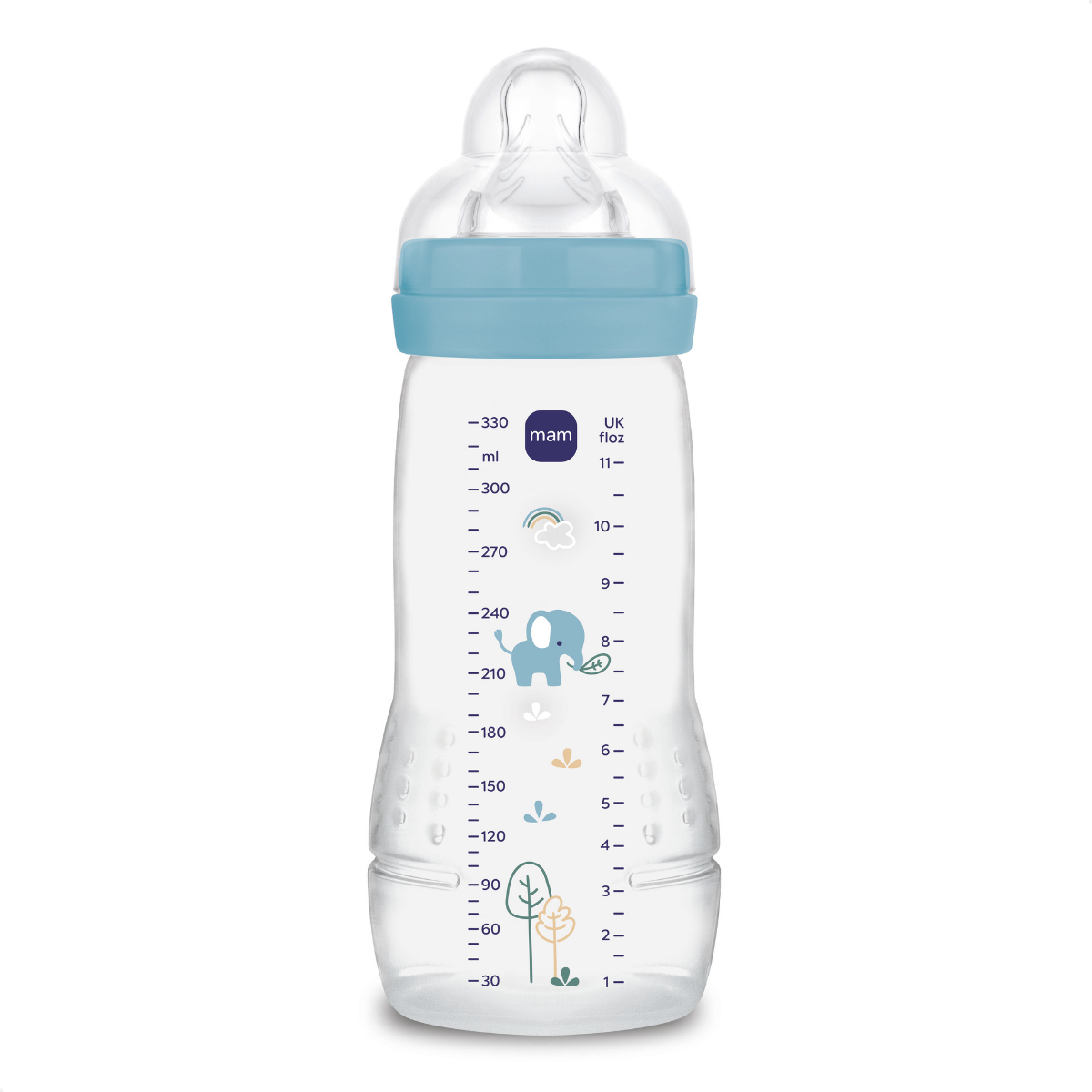 Mamadeira Mam Easy Active 330ml 4+ Meses Azul