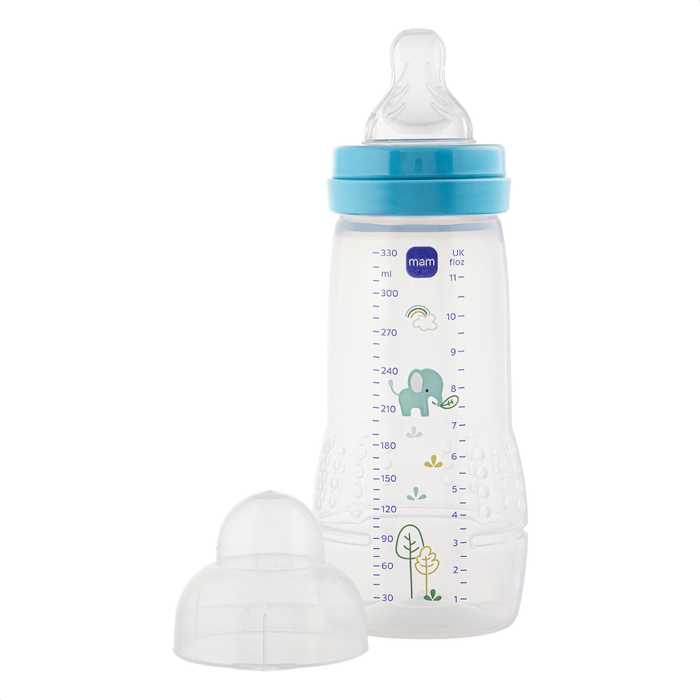 Mamadeira Mam Easy Active 330ml 4+ Meses Azul