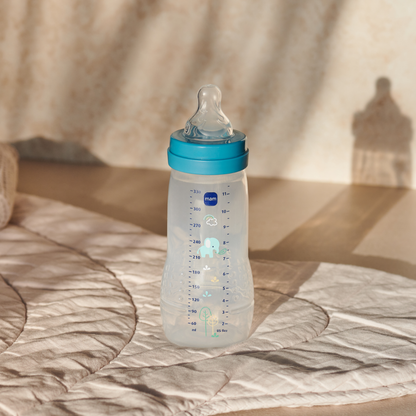 Mamadeira Mam Easy Active 330ml 4+ Meses Azul