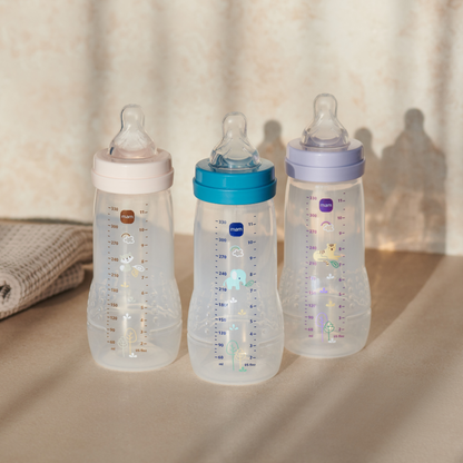 Mamadeira Mam Easy Active 330ml 4+ Meses Azul