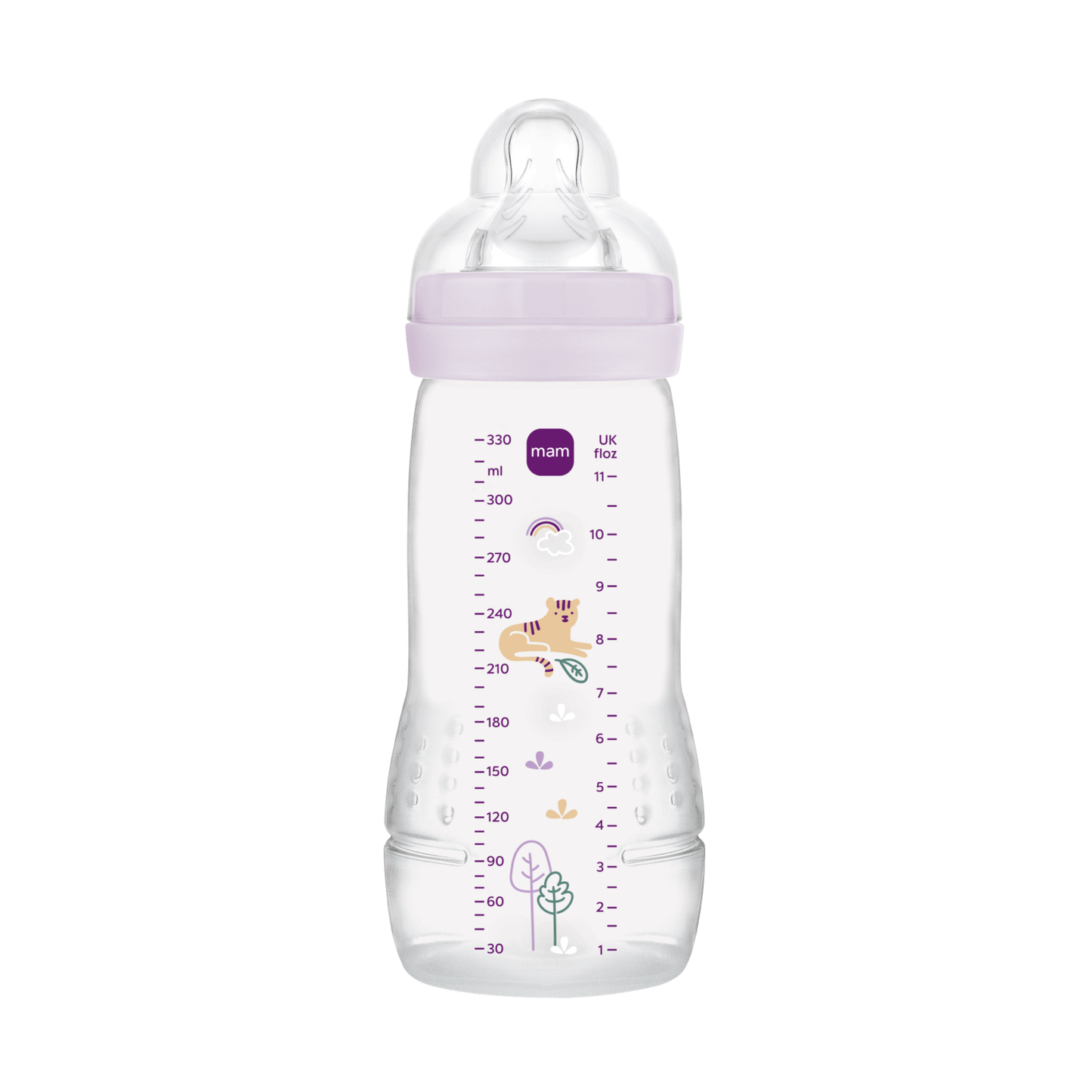 Mamadeira Mam Easy Active 330ml 4+ Meses Lilás