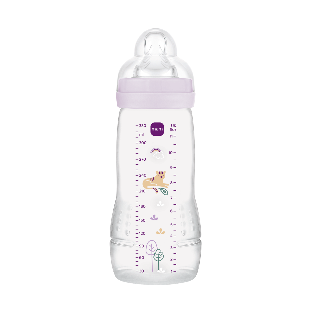 Mamadeira Mam Easy Active 330ml 4+ Meses Lilás