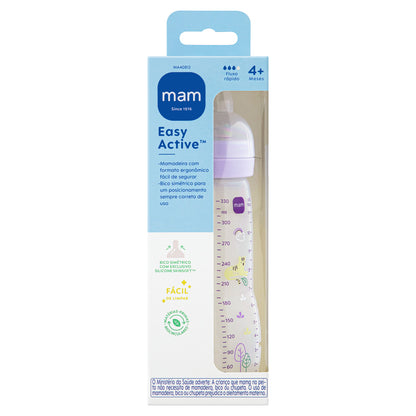 Mamadeira Mam Easy Active 330ml 4+ Meses Lilás