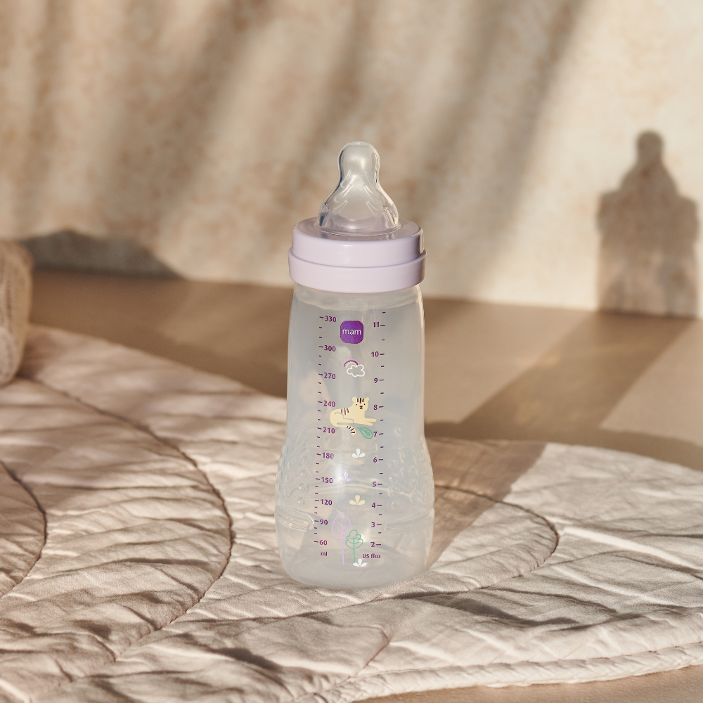 Mamadeira Mam Easy Active 330ml 4+ Meses Lilás