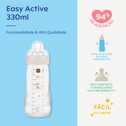 Mamadeira Mam Easy Active330ml 4+ Meses Neutra