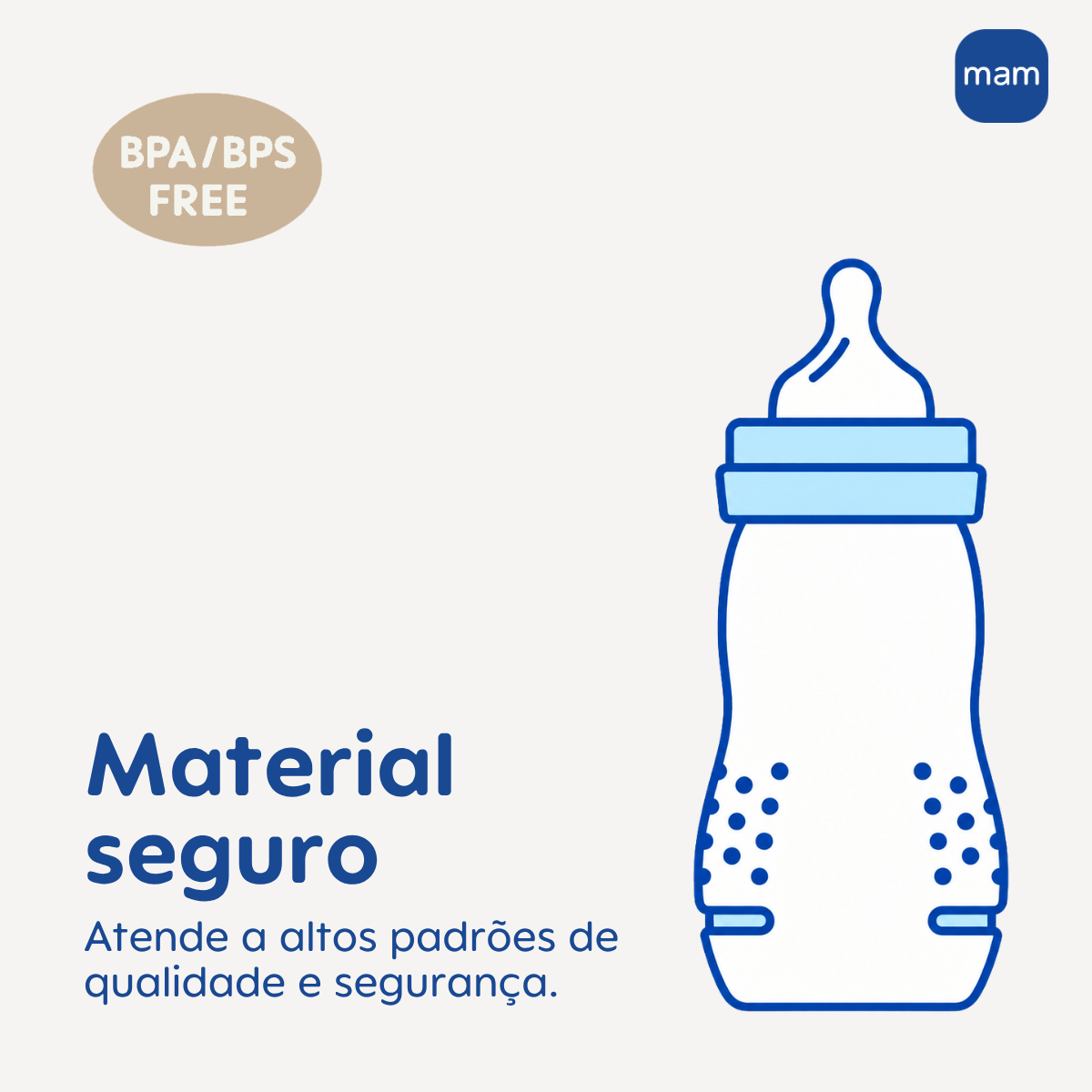 Mamadeira Mam Easy Active330ml 4+ Meses Neutra