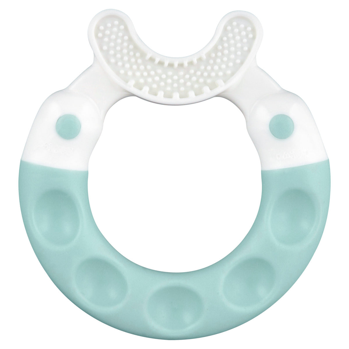 Mordedor para Bebê MAM Bite & Brush 4+ Meses Azul