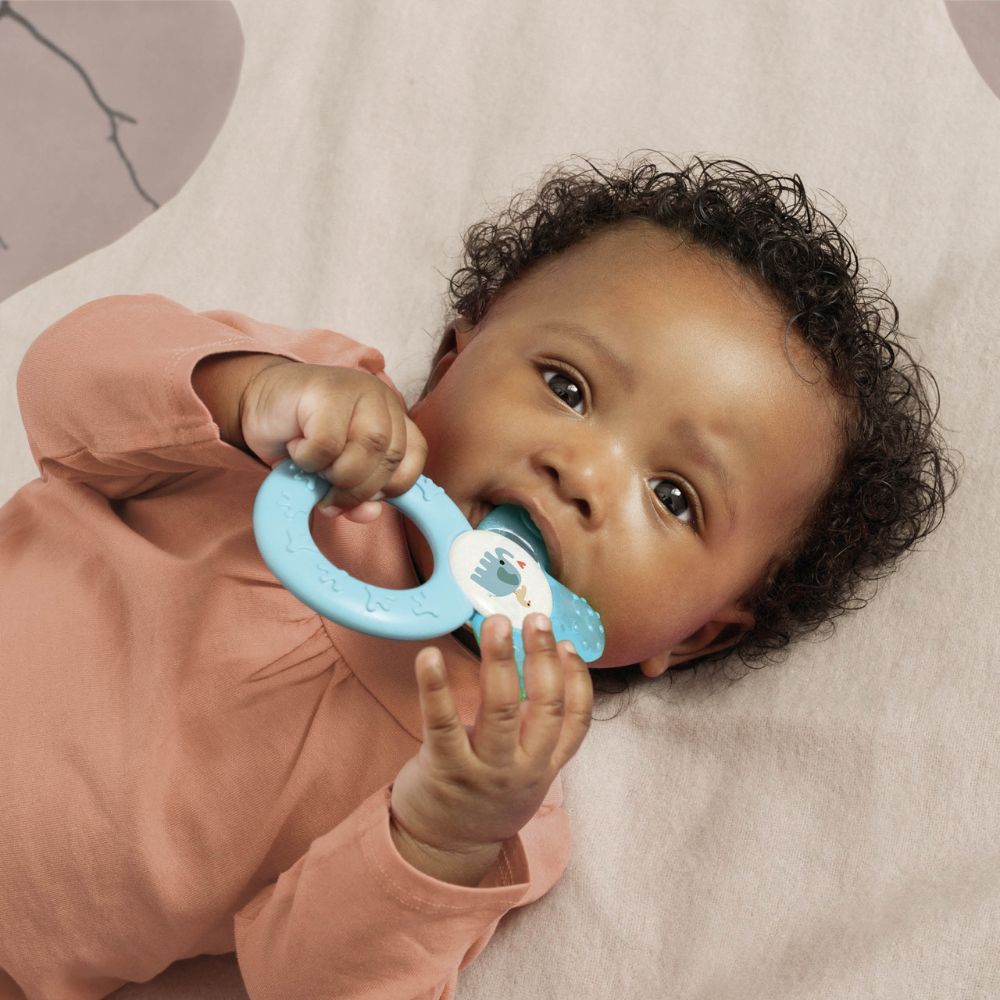 Mordedor para Bebê MAM Cooler 4+ Meses Azul