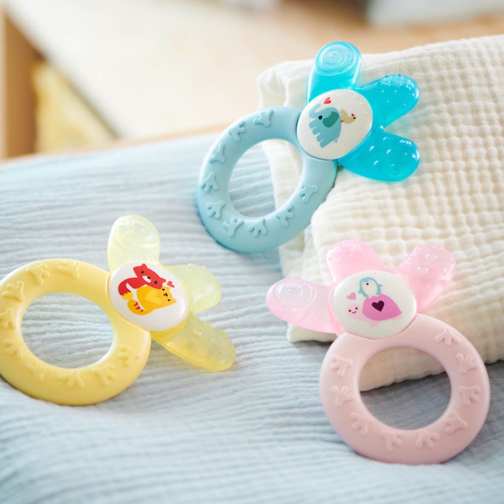Mordedor para Bebê MAM Cooler 4+ Meses Azul